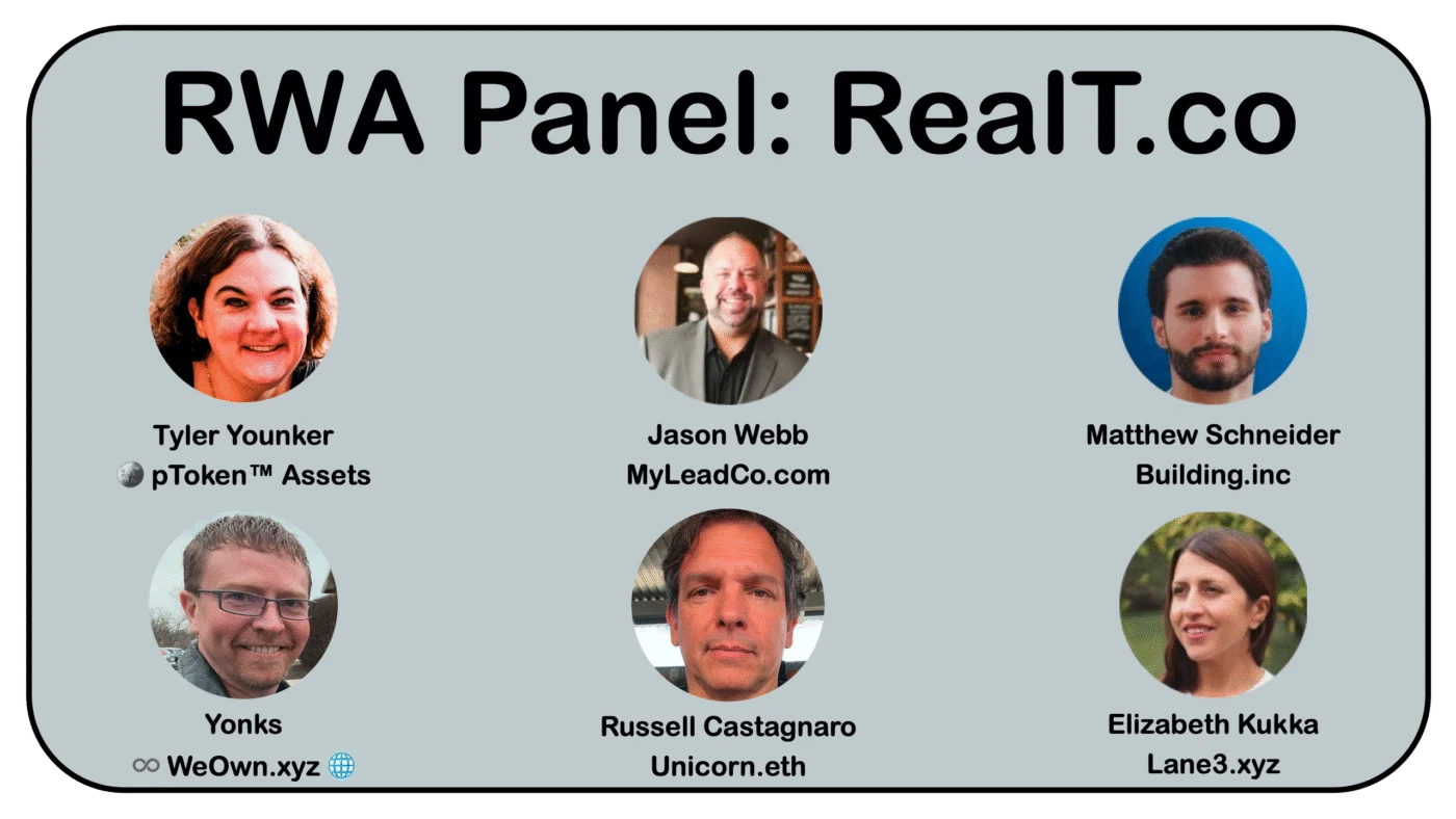 RWA Panel ● RealT: A Crypto RWA Ponzi Scheme? ● Tue 5p EDT {04Aug2025}